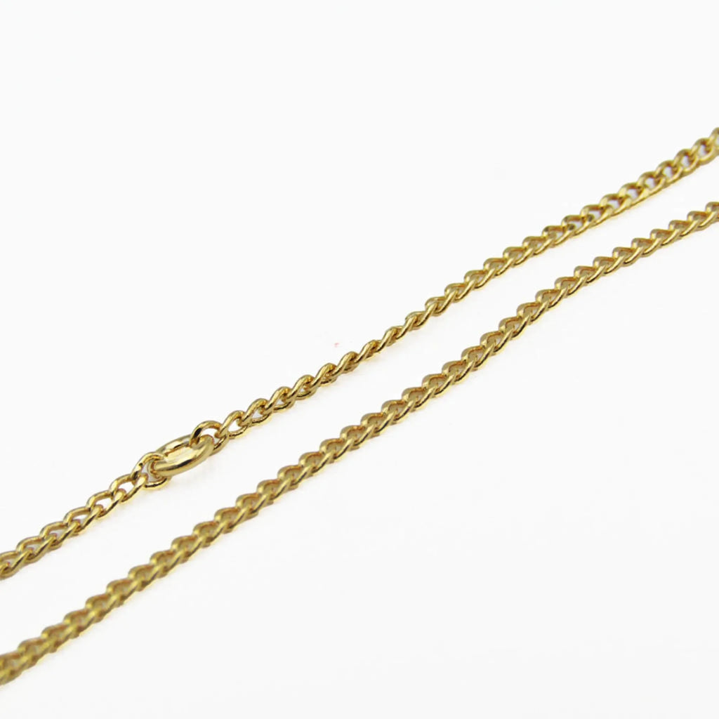Pre-Owned Celine Alphabet P 46B0 6BRA Metal No Stone Charm Bracelet Gold (Good)