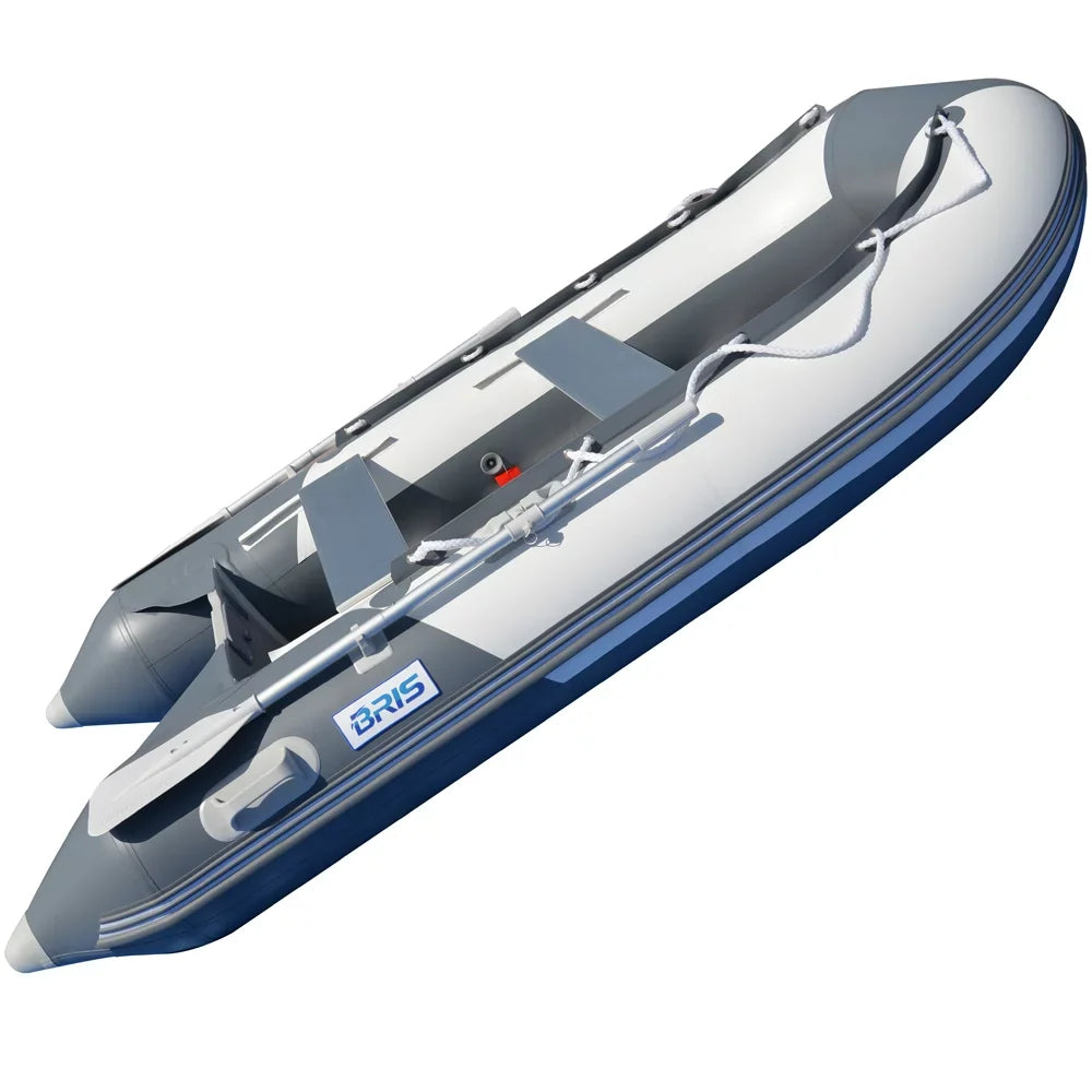 BRIS 9.8 Ft. Inflatable Watercraft Dinghy Tender Raft with Aluminum floor