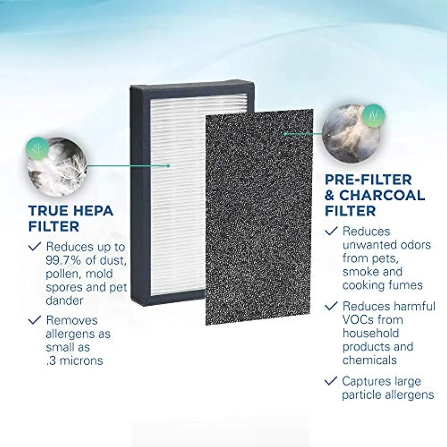 Germ Guardian® HEPA GENUINE Replacement Filters Air Purifier, FLT41002PK