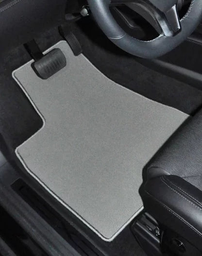GGBAILEY Toyota Highlander Grey Classic Carpet Car Mats / Floor Mats, Custom Fit 2014, 2015, 2016, 2017, 2018, 2019 - Small Trunk / Cargo Mat