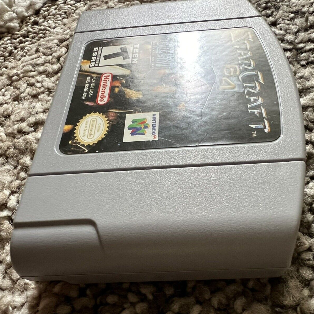 StarCraft 64 (Nintendo 64, 2000) Authentic N64 Cartridge Tested Excellent Cond