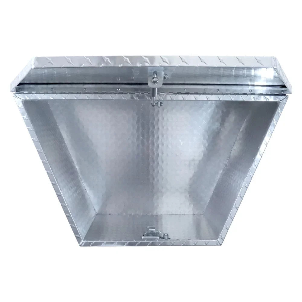 Extreme Max 5001.6097 Aluminum Diamond-Plate Trailer Tongue Locking Storage Box Utility and Sport Trailers