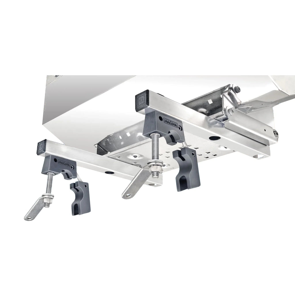 Magma Dual Extended Horizontal Round Rail Mount Rectangular Grills - T10-685