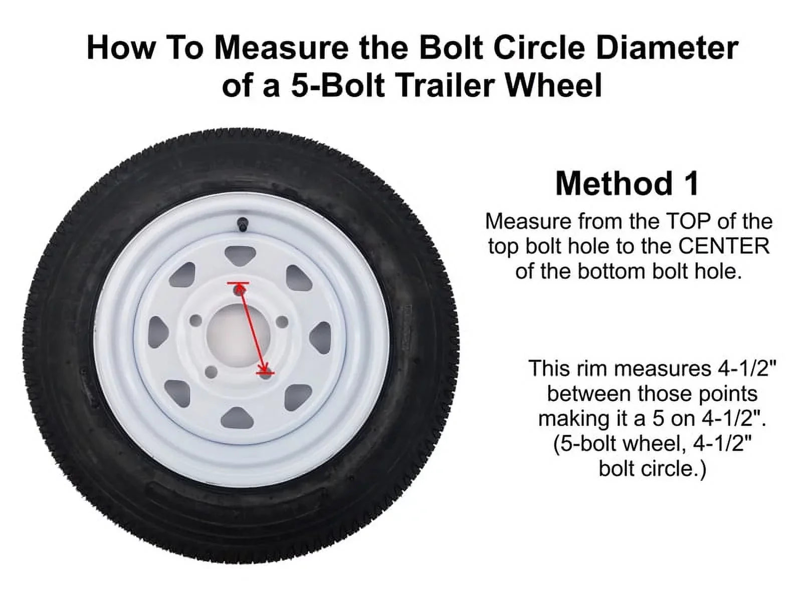 Pair of 5-Bolt on 5 Inch Trailer Hub Assemblies - Includes (2) Square Stock 1-3/8 Inch To 1-1/16 Inch Tapered Spindles &amp; Bearings
