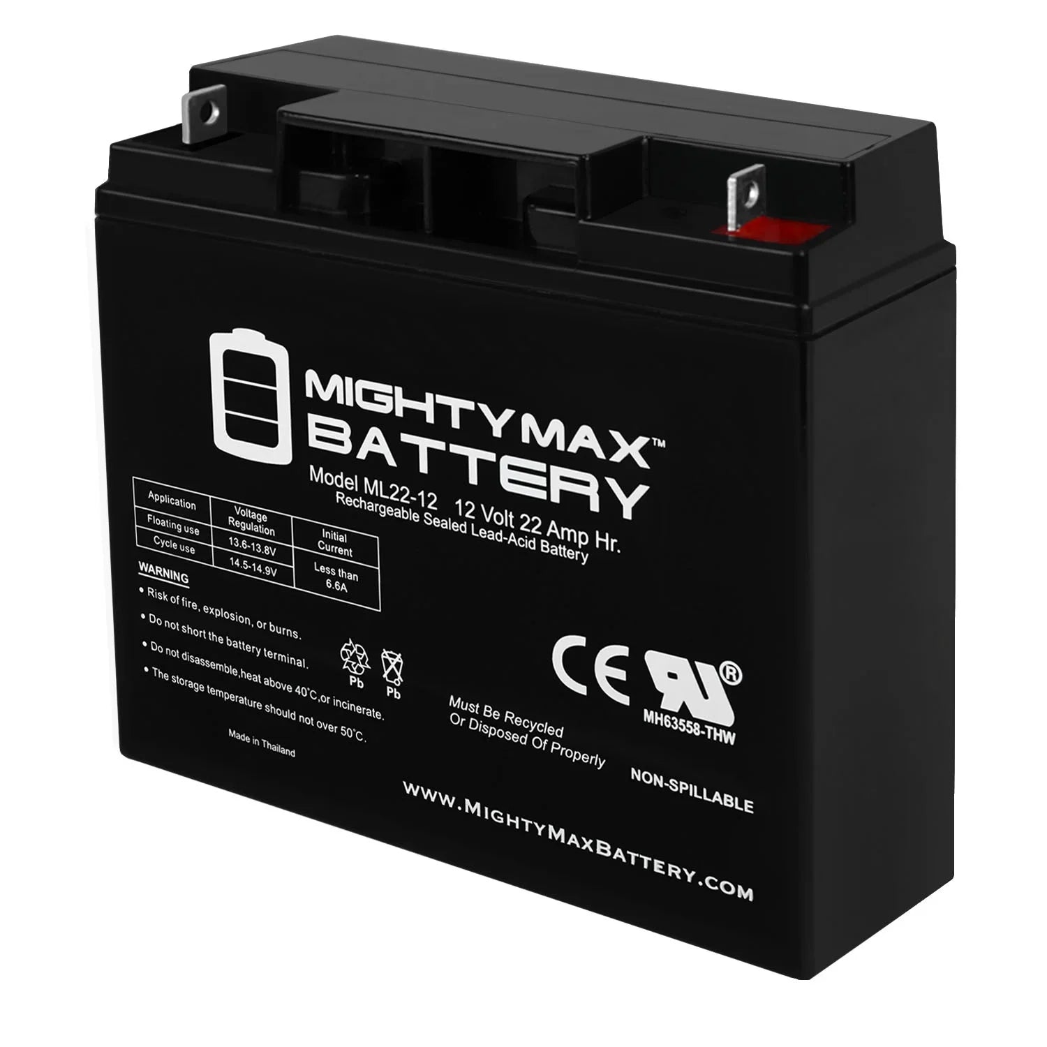 12V 22AH SLA Battery Replaces Rascal R200/R500 Series Scooter