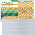Filterbuy 8x20x4 MERV 11 Pleated HVAC AC Furnace Air Filters (5-Pack)