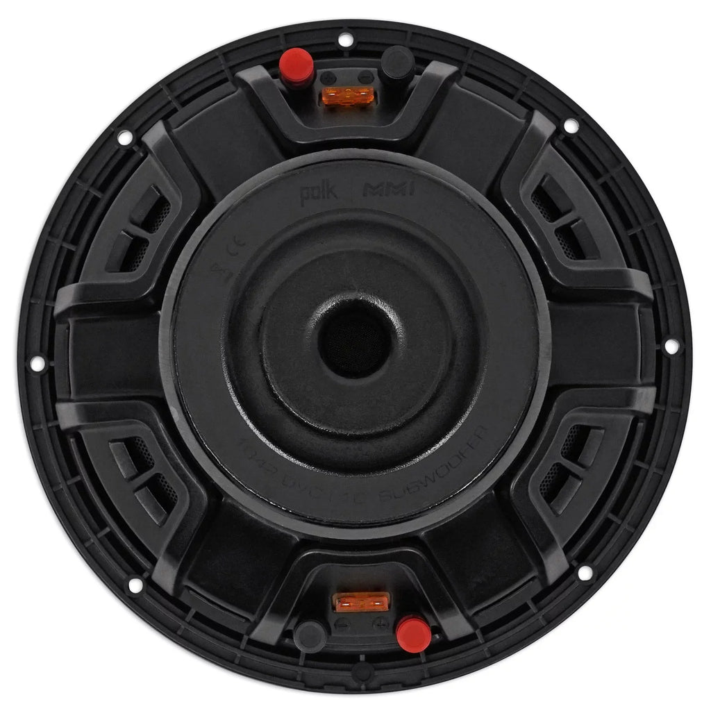 (2) Polk Audio MM1042DVC 10” 1200w Car/Marine Audio Subwoofers Subs+Crossover