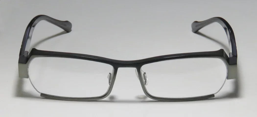 NEW HARRY LARY'S LEGACY MENS DESIGNER FULL-RIM SAGE / TRANSPARENT GRAY ULTIMATE COMFORT SPECIAL FRAME DEMO LENSES 55-16-0 FLEXIBLE HINGES EYEGLASSES/SPECTACLES