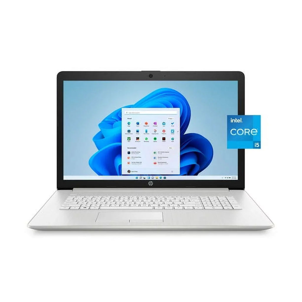 Newest 2021 HP 17.3' FHD Laptop, 11th Core i5-1135G7 (>i7-1065G7), 8GB RAM, 512GB PCIe SSD, Iris Xe Graphics, Webcam, HDMI, Win 11, w/ Accessories, Silver, (17-by4061nr)