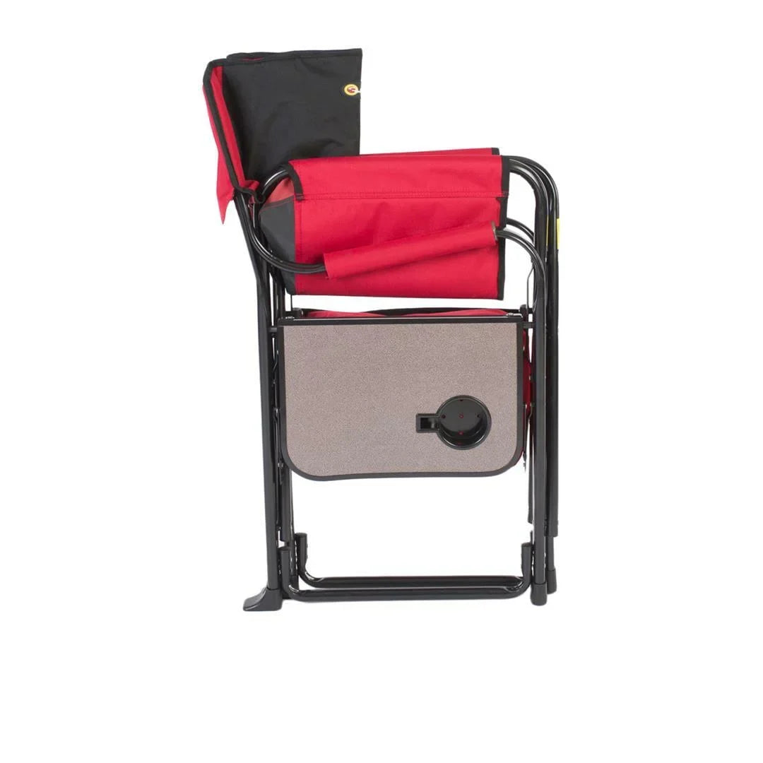 Faulkner 49582 El Capitan Folding Director Chair With Tray And Cooler Bag,