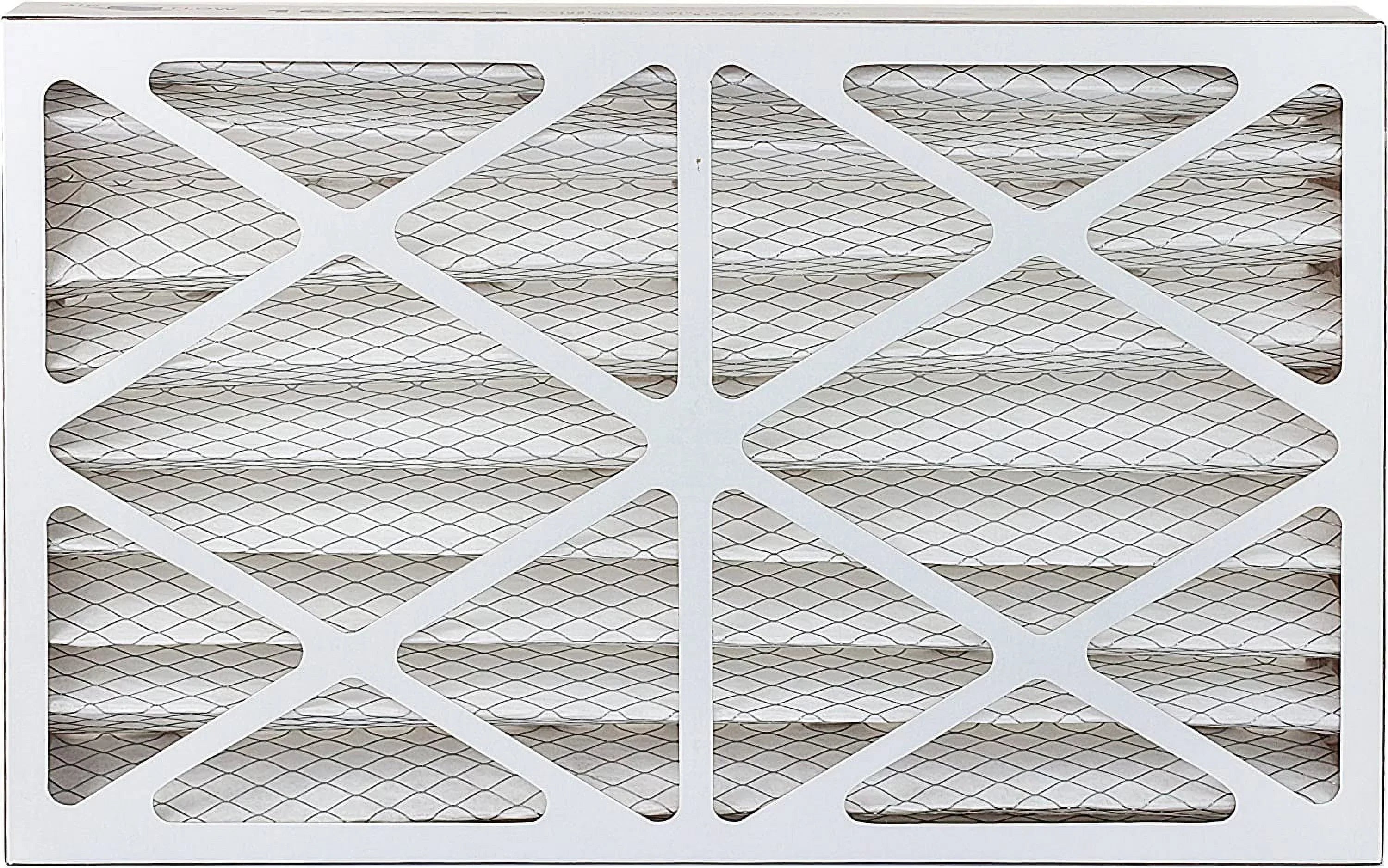 Filterbuy 16x25x4 MERV 13 Pleated HVAC AC Furnace Air Filters (5-Pack)