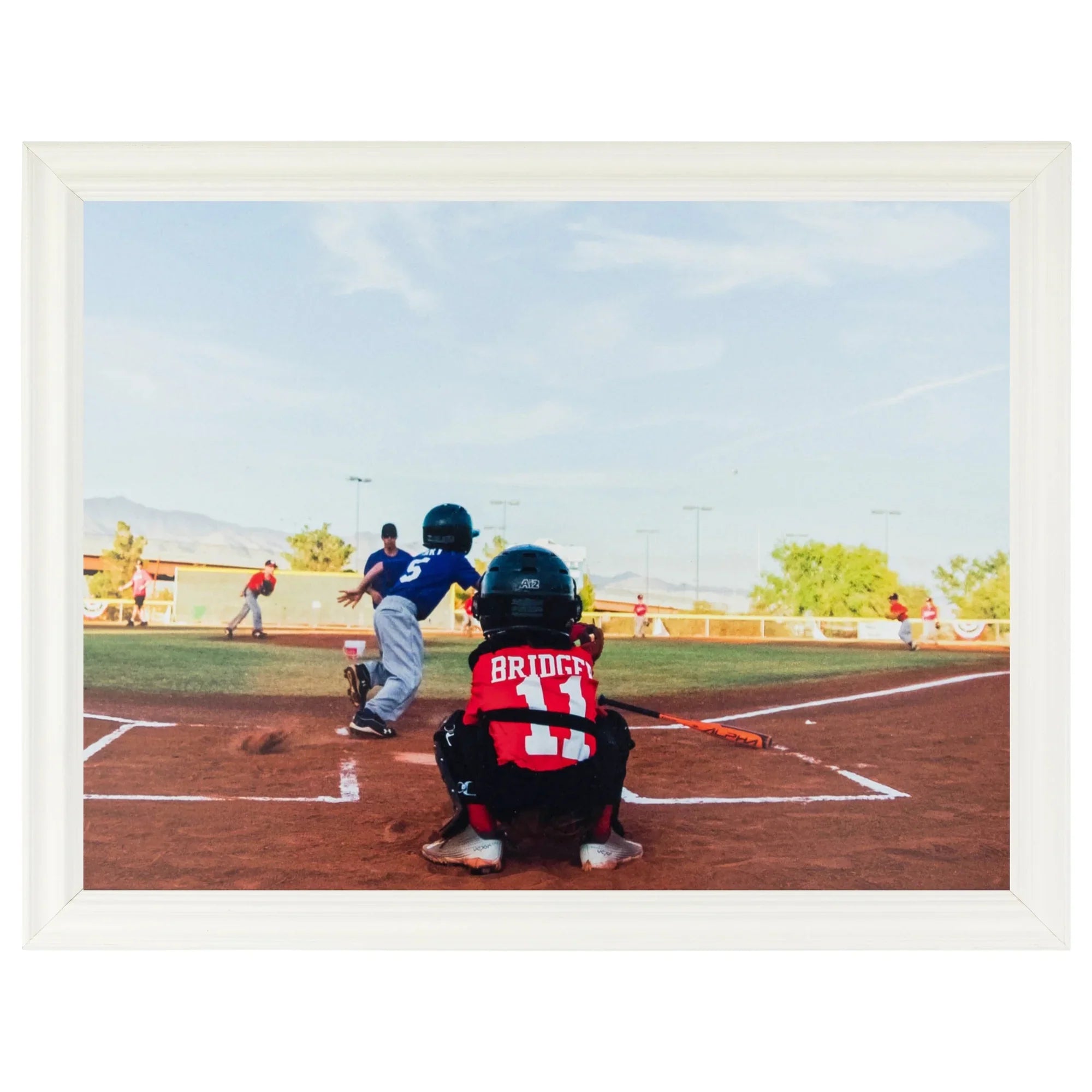 ArtToFrames 20x20 Inch White Picture Frame, This White Wood Poster Frame is Top-notch Your Art or Photos, Comes with 060 Plexi Glass (4100)
