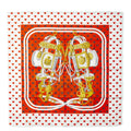 Pre-Owned Hermes Carre 90 BRIDES de GALA Ceremony Horse Bridle Scarf Muffler White Multicolor Silk Women's HERMES (Good)