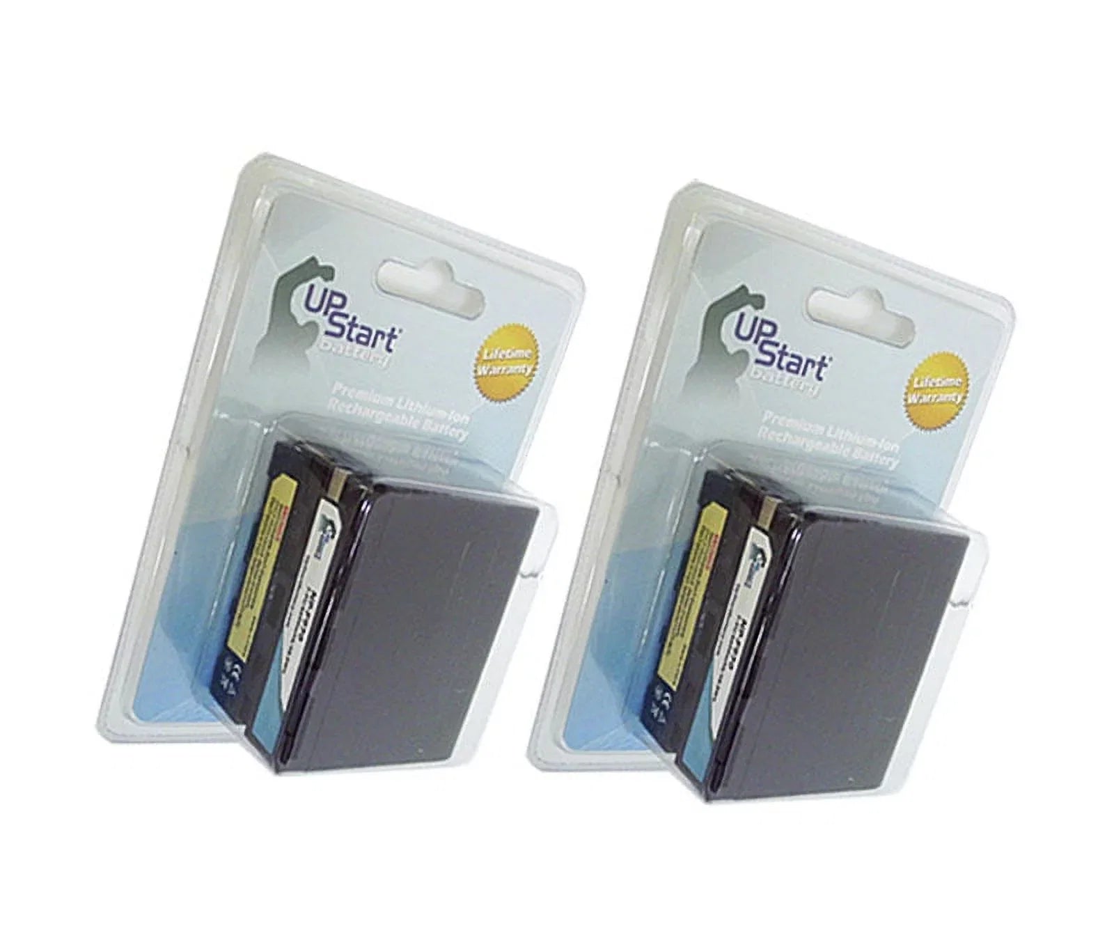 2x Pack - UpStart Battery Sony GV-A100 Battery - High Capacity High Capacity Replacement Sony NP-F970 Digital Camera Battery (6600mAh, 7.4V, Lithium-Ion)