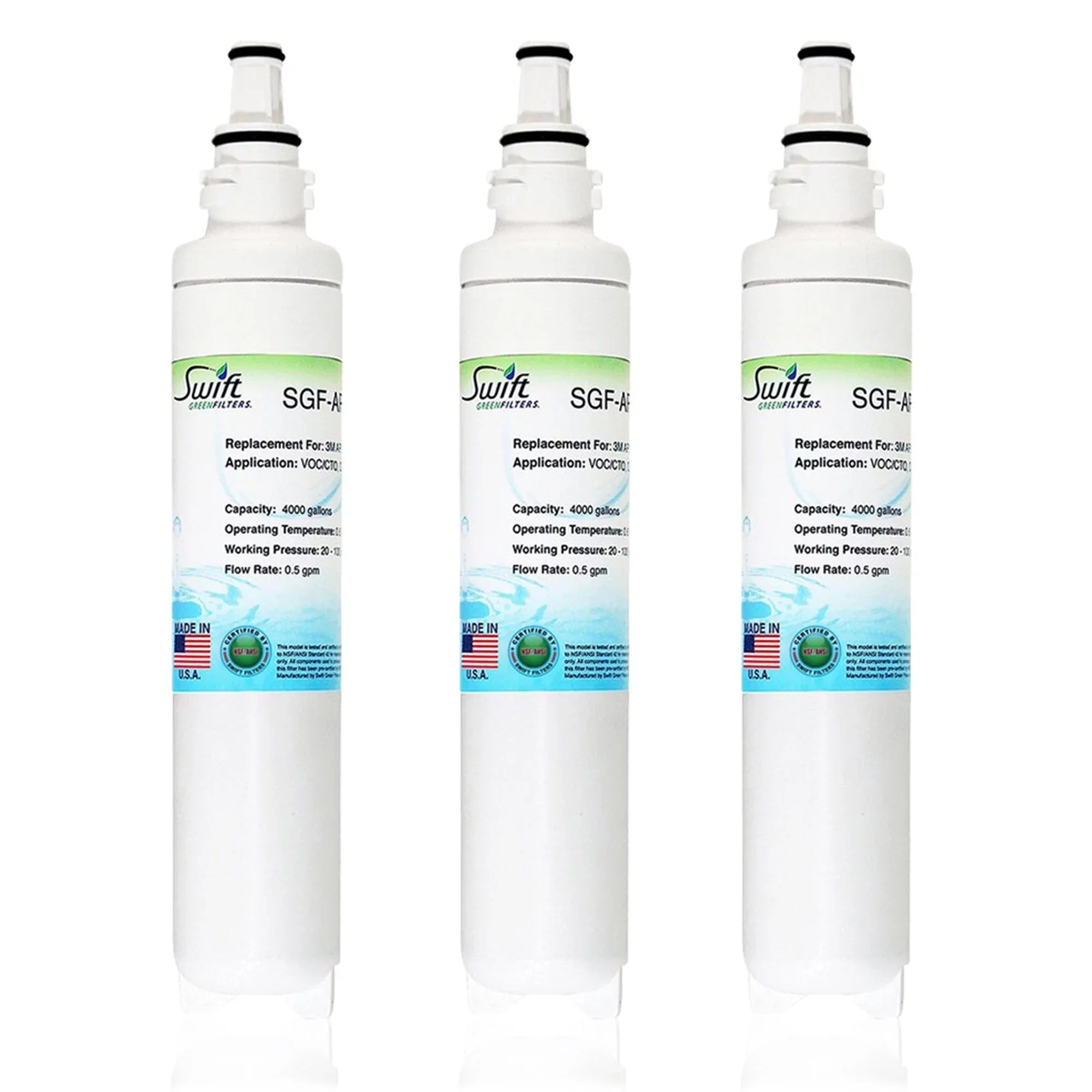 Swift Green Filters SGF-AP2-405GS Rx Replacement 3M AP2-405GS Commercial Water Filters (Pack of 3)