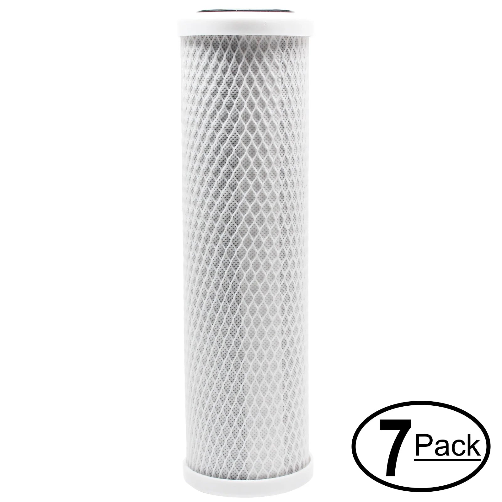 7-Pack Replacement iSpring RCC1P Activated Carbon Block Filter - Universal 10 inch Filter iSpring 123Filter 5-stage 100GPD Reverse Osmosis Water Filter - Denali Pure Brand