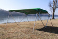 New Green Vortex Pontoon / Deck Craft 4 Bow Bimini Top 8' Long, 8' Wide 91-96" Wide, 54" High, Complete Kit, Frame, Canopy, and Hardware (FAST SHIPPING - 1 TO 4 BUSINESS DAY DELIVERY)