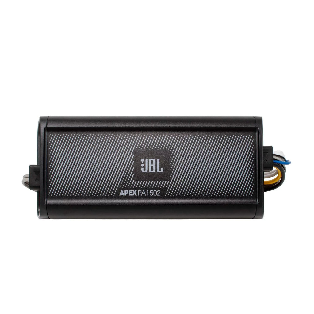 JBL JBLBB4005D - 5-Door Passive Sound Bar with Bronco with JBL Apex PA 1502 2 Channel Marine & Powersport Amplifier - 150 x 2 At 2-Ohms and Bronco Install Accessories
