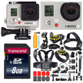 Restored GoPro HERO3 White Edition 1080p Camcorder CHDHE-301 With 35-In-1 Action Camera Accessory Kit (Refurbished)