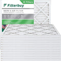 Filterbuy 14x14x1 MERV 8 Pleated HVAC AC Furnace Air Filters (12-Pack)