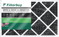 Filterbuy 16x24x1 MERV 8 Odor Eliminator Pleated HVAC AC Furnace Air Filters with Activated Carbon (1-Pack)