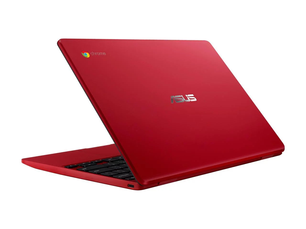 ASUS Chromebook Laptop in Red, 12, Intel Celeron, 32GB Flash Storage, 4GB RAM, C223NA-DH02-RD