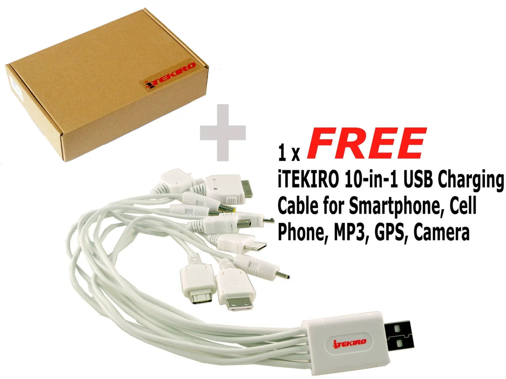 iTEKIRO 65W AC Adapter Lenovo Ideapad 100S 80R900BYCF, 100S 80R900C0CF, 100S 80R900FYUS, 110, 110-14IBR 80T6 14", 110 80T6000WUS, 110 80T6000XUS, 110 80T60020CF