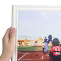 ArtToFrames 20x20 Inch White Picture Frame, This White Wood Poster Frame is Top-notch Your Art or Photos, Comes with 060 Plexi Glass (4100)