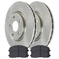 AutoShack Front Brake Rotors and Ceramic Pads Kit Driver and Passenger Side Replacement Ram C/V VW Routan Chrysler Pacifica Voyager 2012-2016 Town & Country 2012-2020 Dodge Grand Caravan Journey