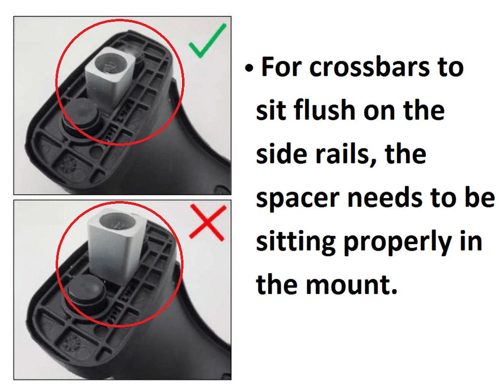 BRIGHTLINES Roof Rack Crossbars Replacement For Toyota Highlander XLE Limited SE Limited Platinum 2014-2019, a Set of 2pcs, Black Aluminum Top Cargo Rack