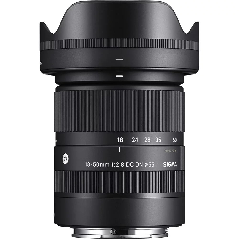 Sigma 18-50mm f/2.8 DC DN Contemporary Lens Sony E - Video Kit + Flash - 64GB Accessory Bundle