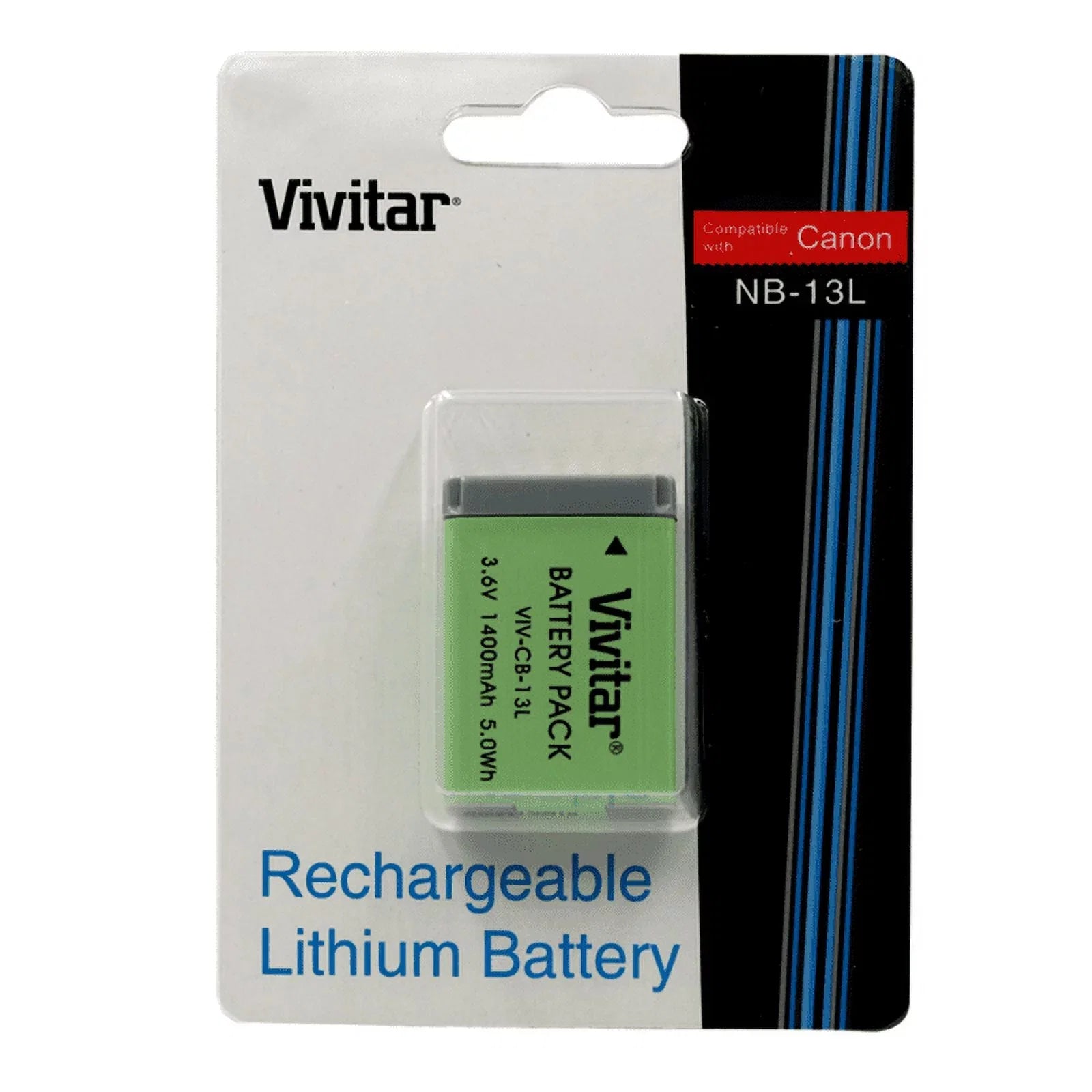 Vivitar Rechargeable Replacement Battery Canon NB 13L Canon PowerShot G9 X Mark II Digital Camera