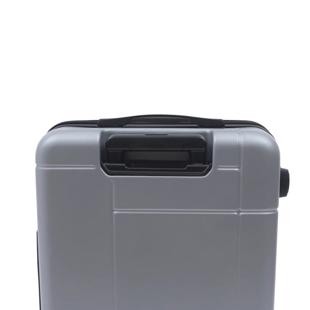 Wuzstar 24" Traveling Luggage PC+ABS Luggage Bags with TSA Lock Resilient Spinner Wheels Hardside Carry On Suitcase , Silver
