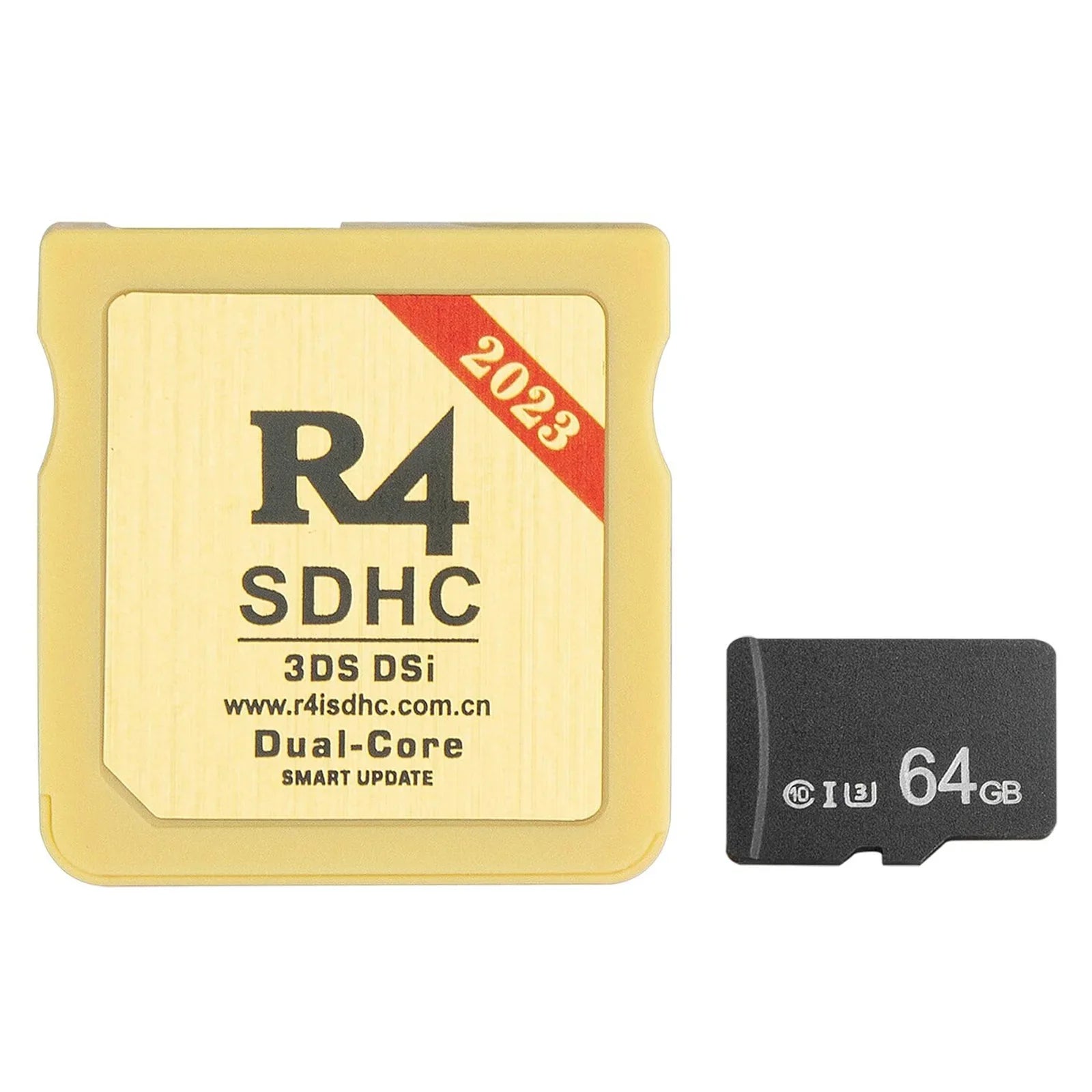 Upgraded 2023 SDHC Wood Version Plus Card with 64GB TF Micro SD Card Nintendo DS DSI 2DS 3DS NDS, No Game Timebomb