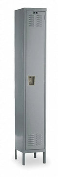 Hallowell Wardrobe Locker,Lvrd,1 Wide, 1 Tier,Gray U1588-1A-HG