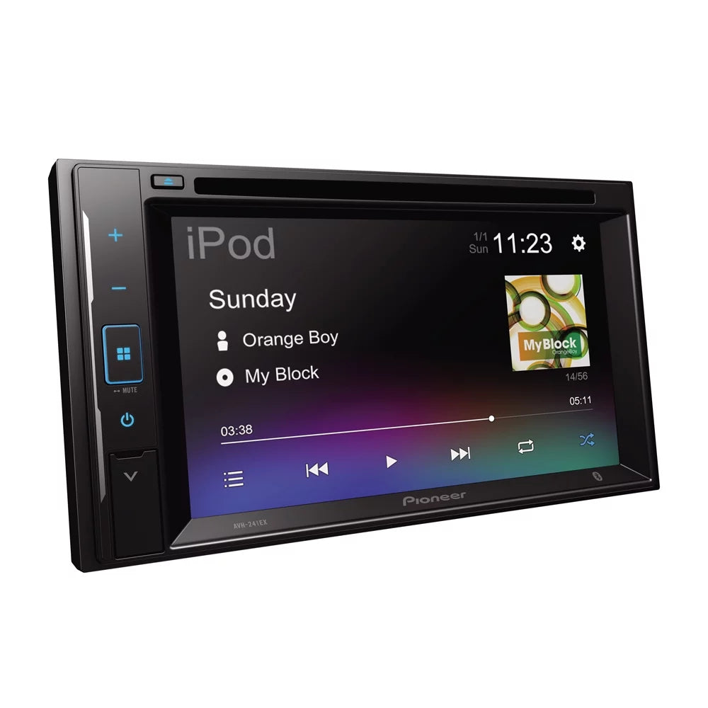 New Pioneer AVH-241EX 6.2 Inch Digital Media and DVD Receiver with Backup Camera