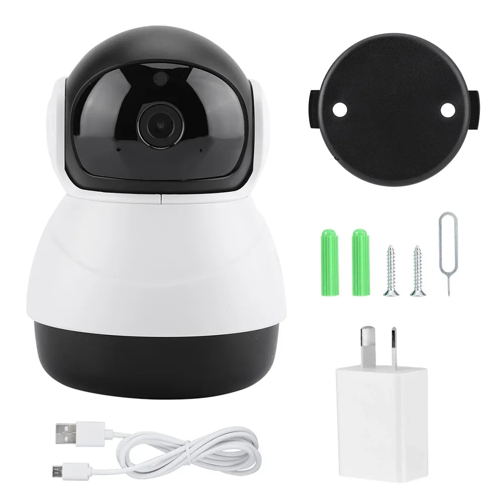 Wireless Security Monitor Tracking Recording 1080P Home Office IP Camera Infrad(100-240V Australian regulations)