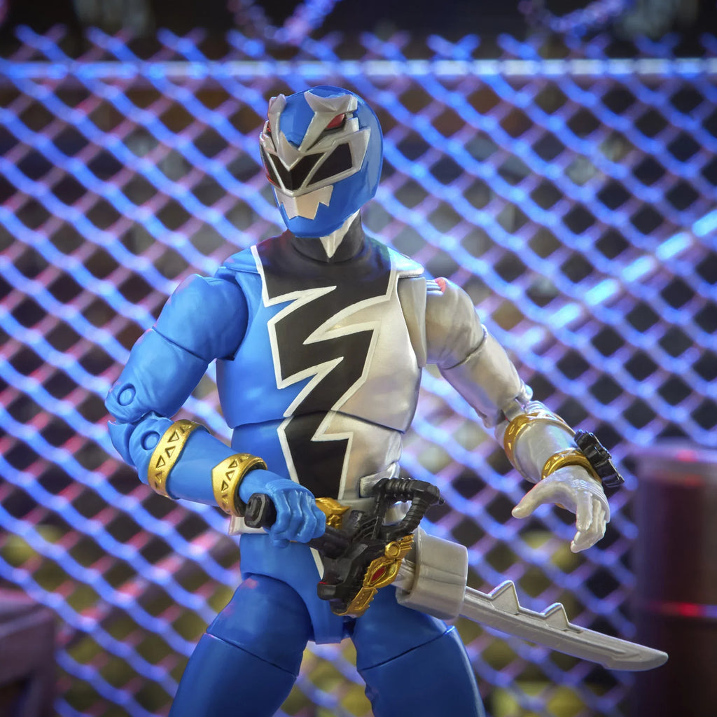 Power Rangers Lightning Collection Dino Fury Blue Ranger 6-inch Premium Collectible Action Figure Toy with Accessories
