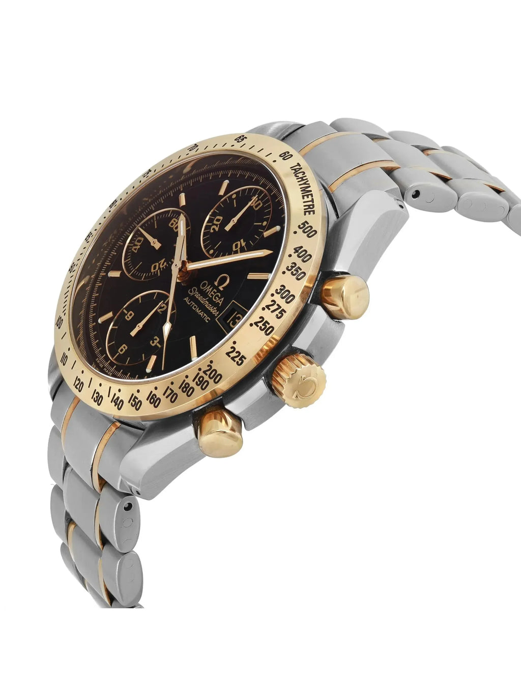 Pre-owned Omega Speedmaster 39 Automatic Gold Steel Men Watch 3313.50.00 (Good)