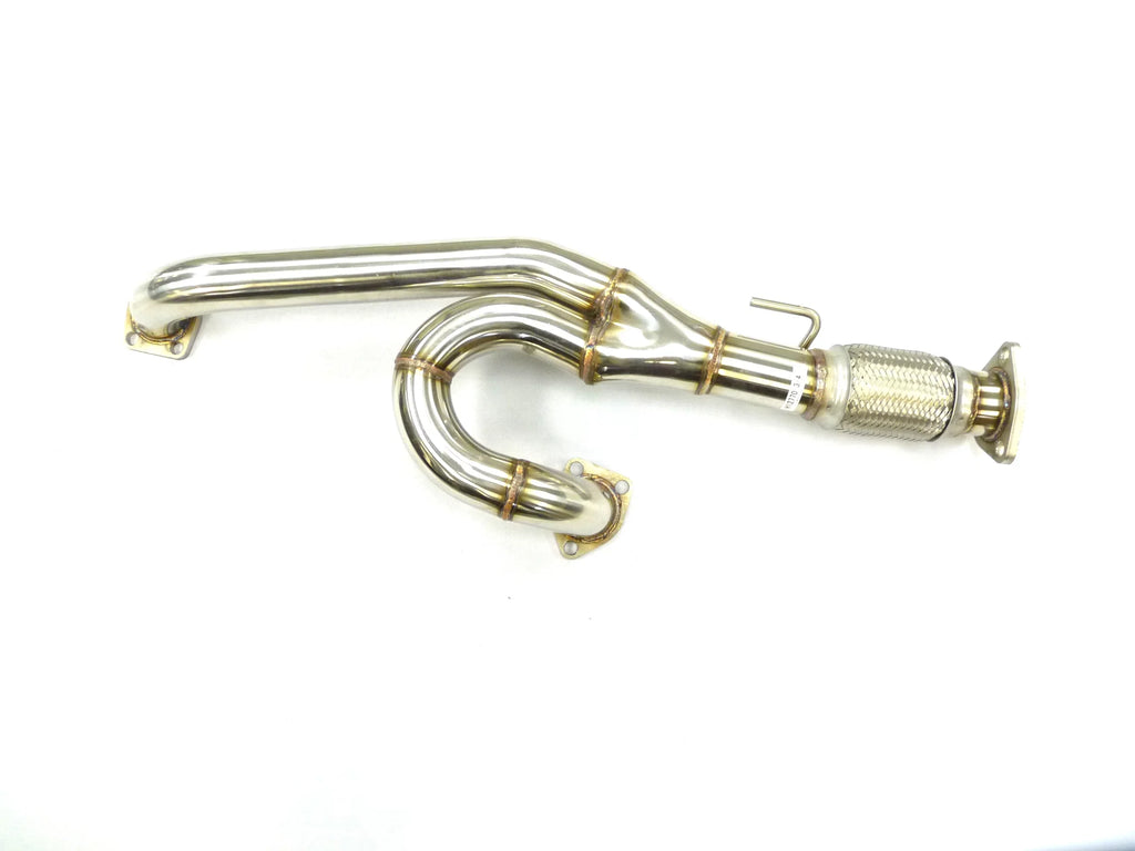 Stainless Steel Flex Pipe Fitment For 2009 thru 2014 Acura TL J35Z J37 V6 FWD Only By OBX-RS
