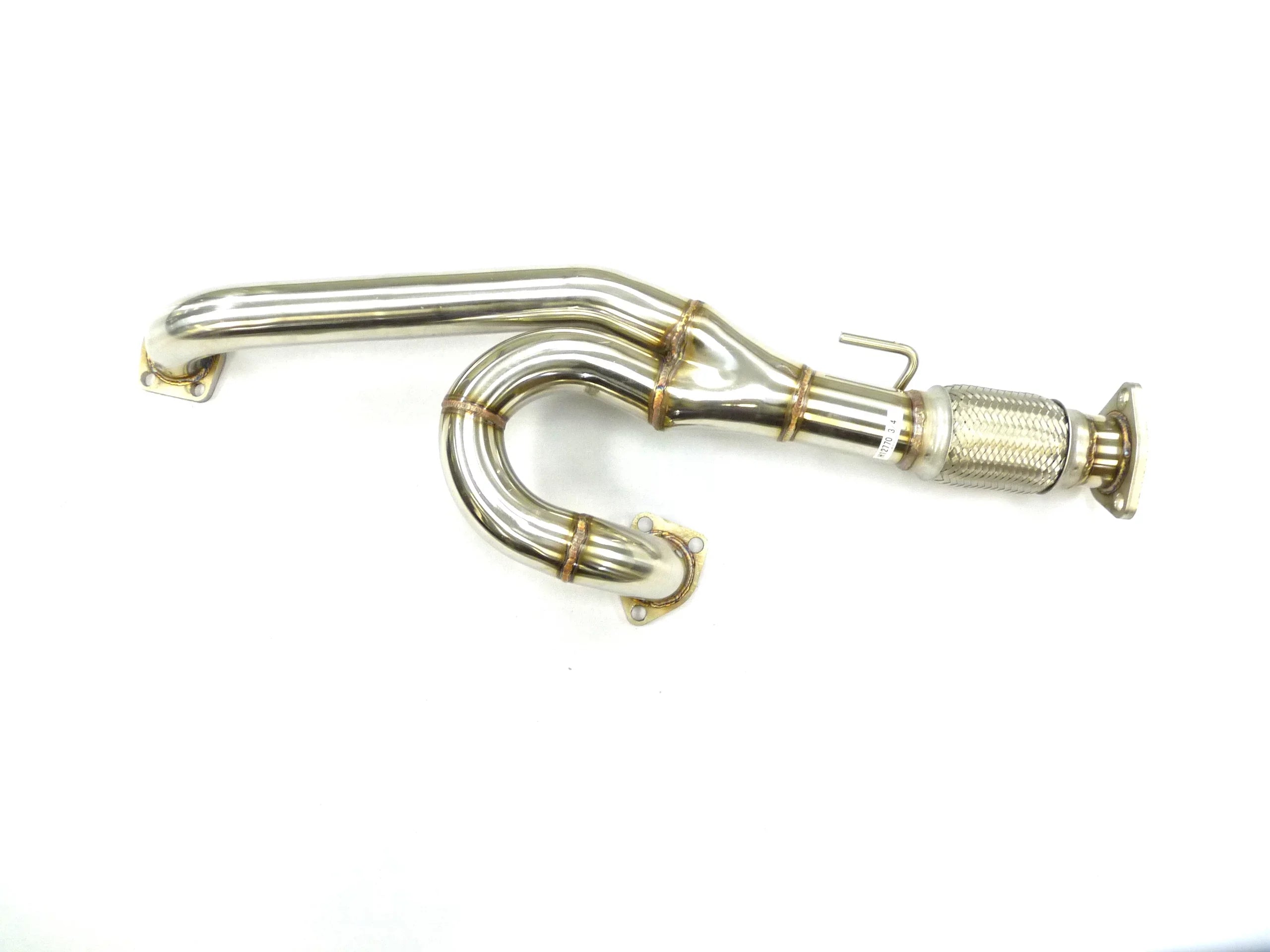 Stainless Steel Flex Pipe Fitment For 2009 thru 2014 Acura TL J35Z J37 V6 FWD Only By OBX-RS