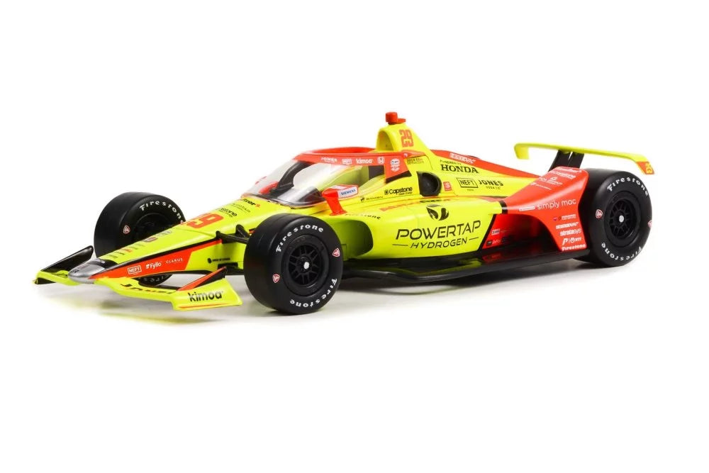 Diecast Car w/LED Display Case - 2022 NTT IndyCar, #29 Devlin DeFrancesco - Greenlight 11156 - 1/18 Scale Diecast Car