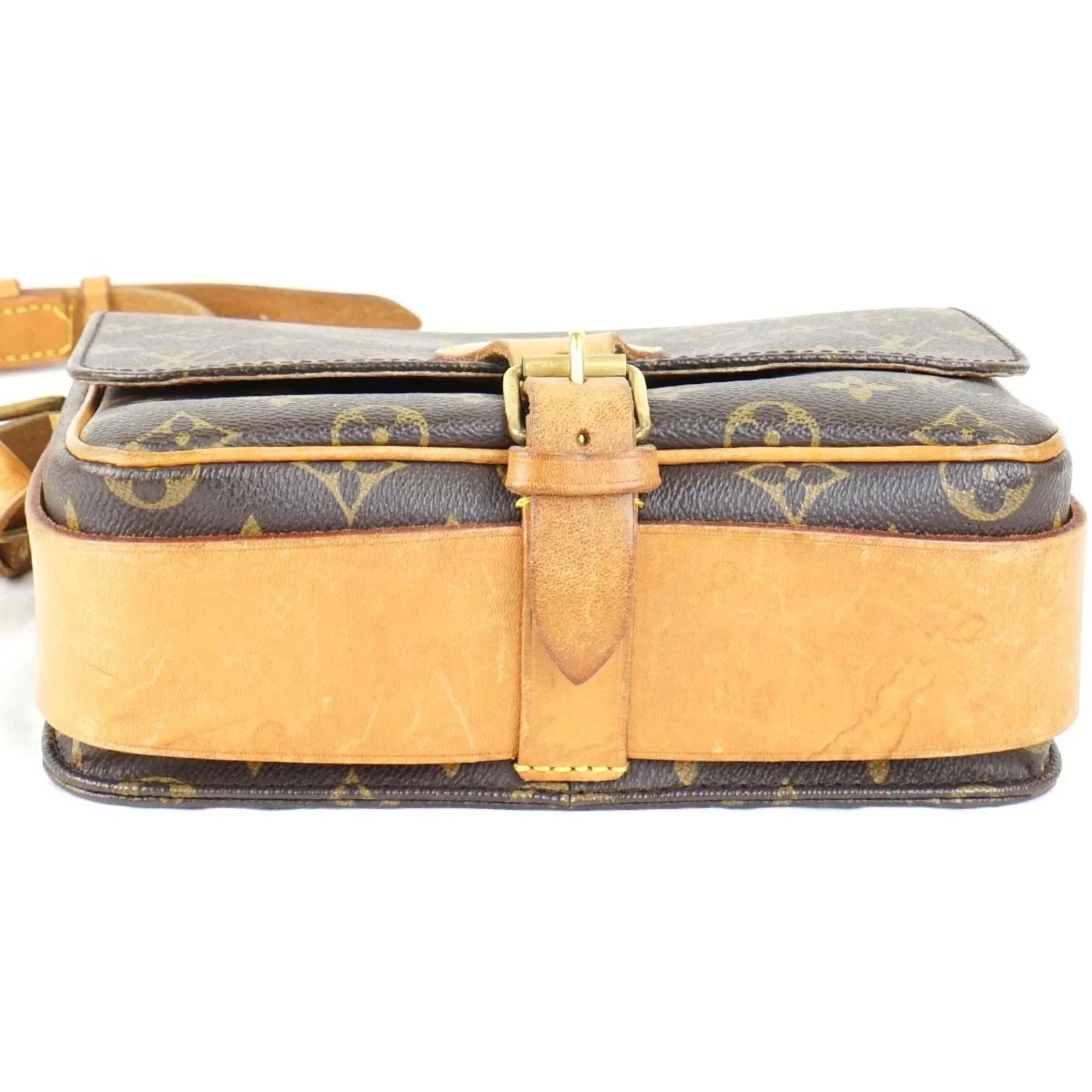 Pre-Owned LOUIS VUITTON Cartesier MM M51253 Shoulder Bag Monogram Canvas Women's (Fair)