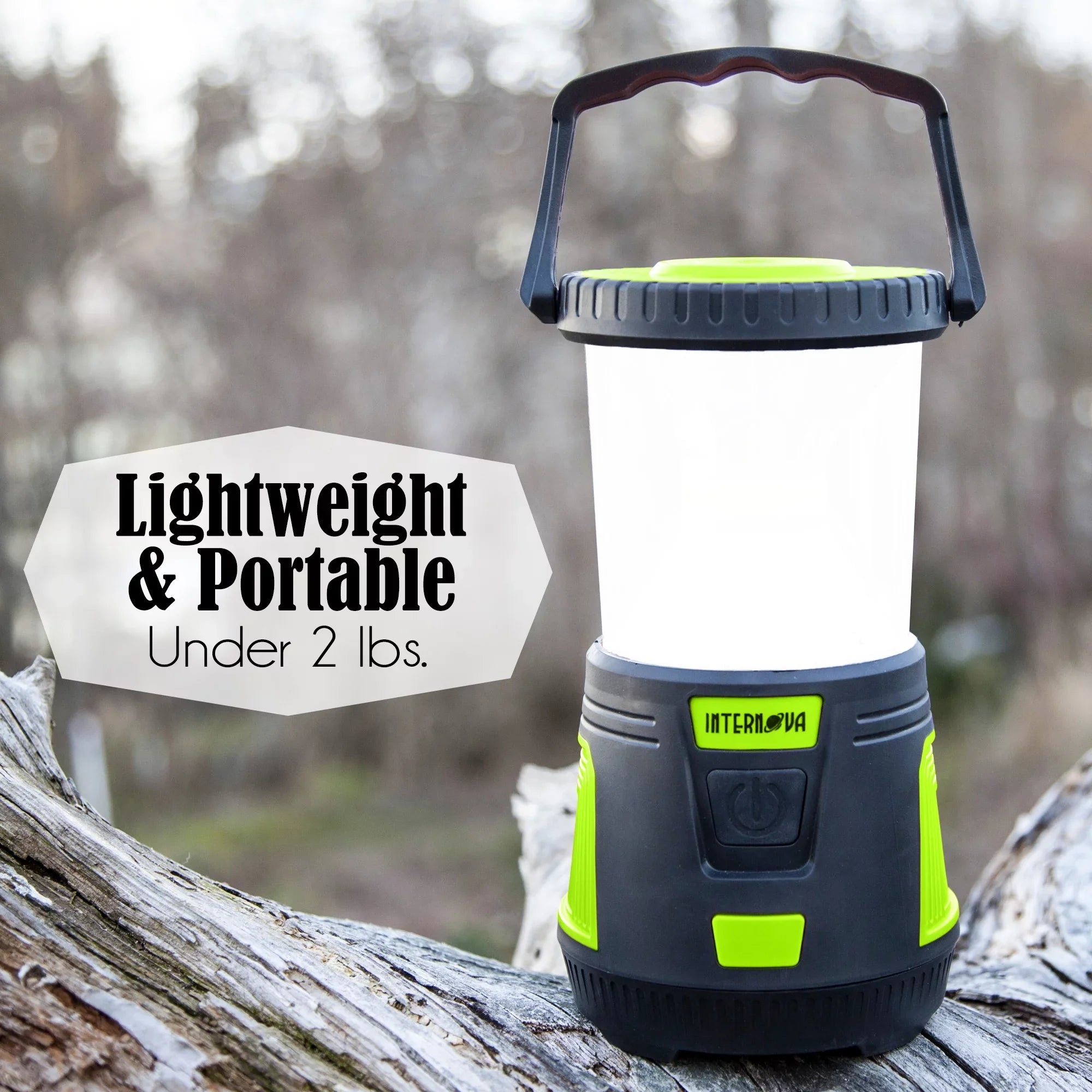 Internova Monster LED Camping Lantern, 2000 Lumens Output Camping, Hiking, Emergency Use and Power Outages