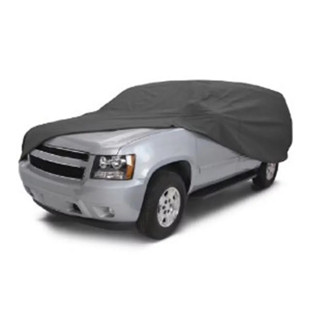 Classic Accessories OverDrive PolyPRO™ 3 Heavy-Duty Car Protection - Compact SUV or Truck Coating Up to 187"L, Charcoal