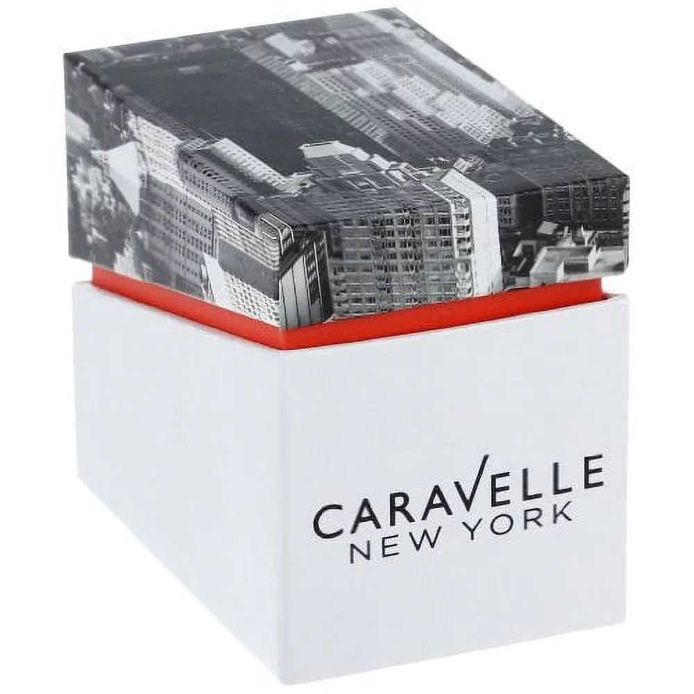 Caravelle New York Women's 43L167 Analog-Display Japanese-Quartz Silver-Tone Watch