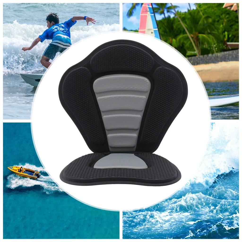 Padded Kayak Seat Cushion Seat Comtable Rest Kayak Seat w/ Storage Bag Seat