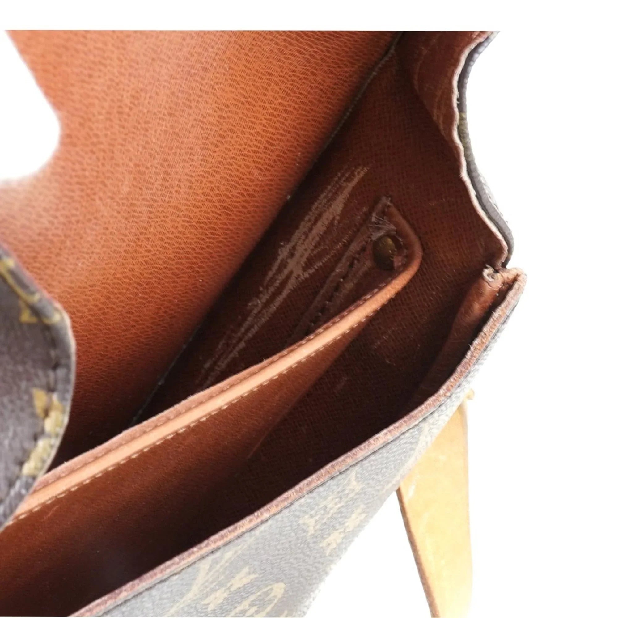 Pre-Owned LOUIS VUITTON Cartesier MM M51253 Shoulder Bag Monogram Canvas Women's (Fair)