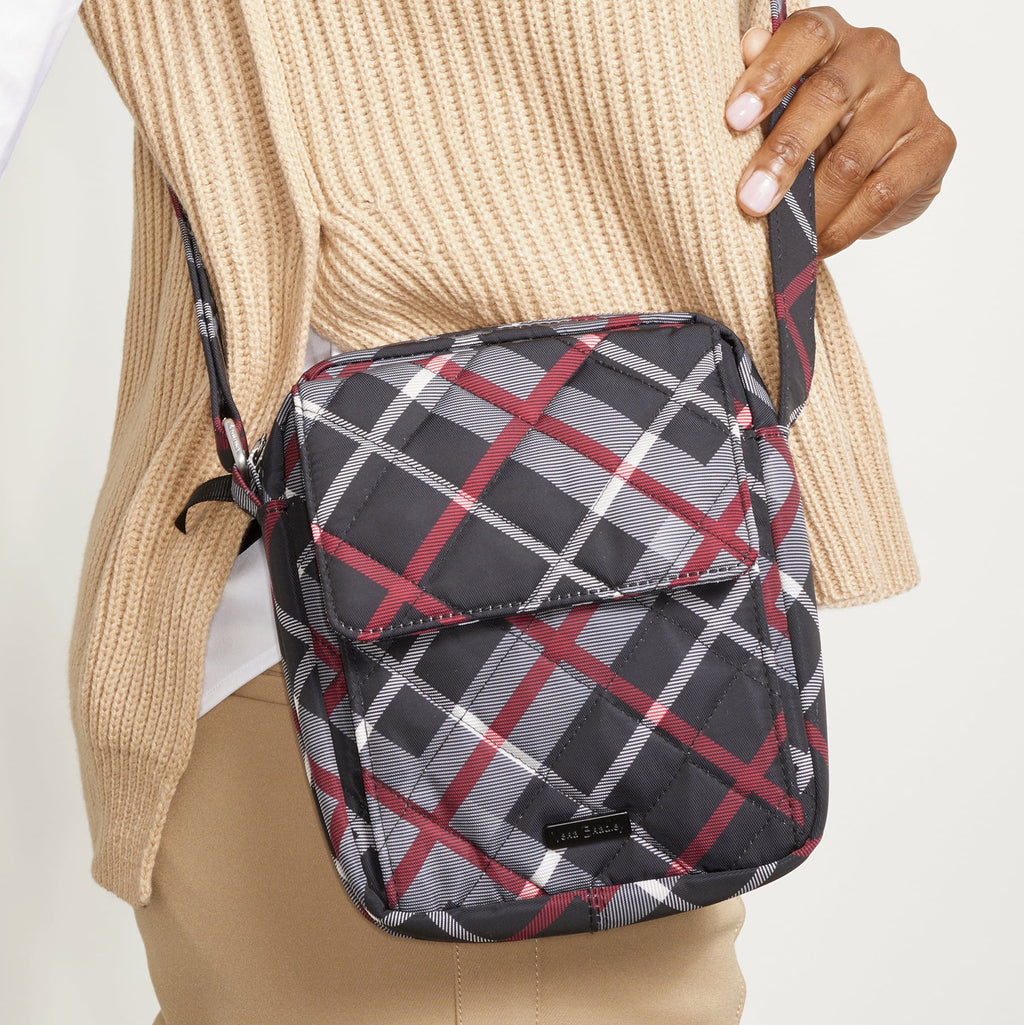 Vera Bradley Women's Permance Twill Small Crossbody Bag Navy Garden