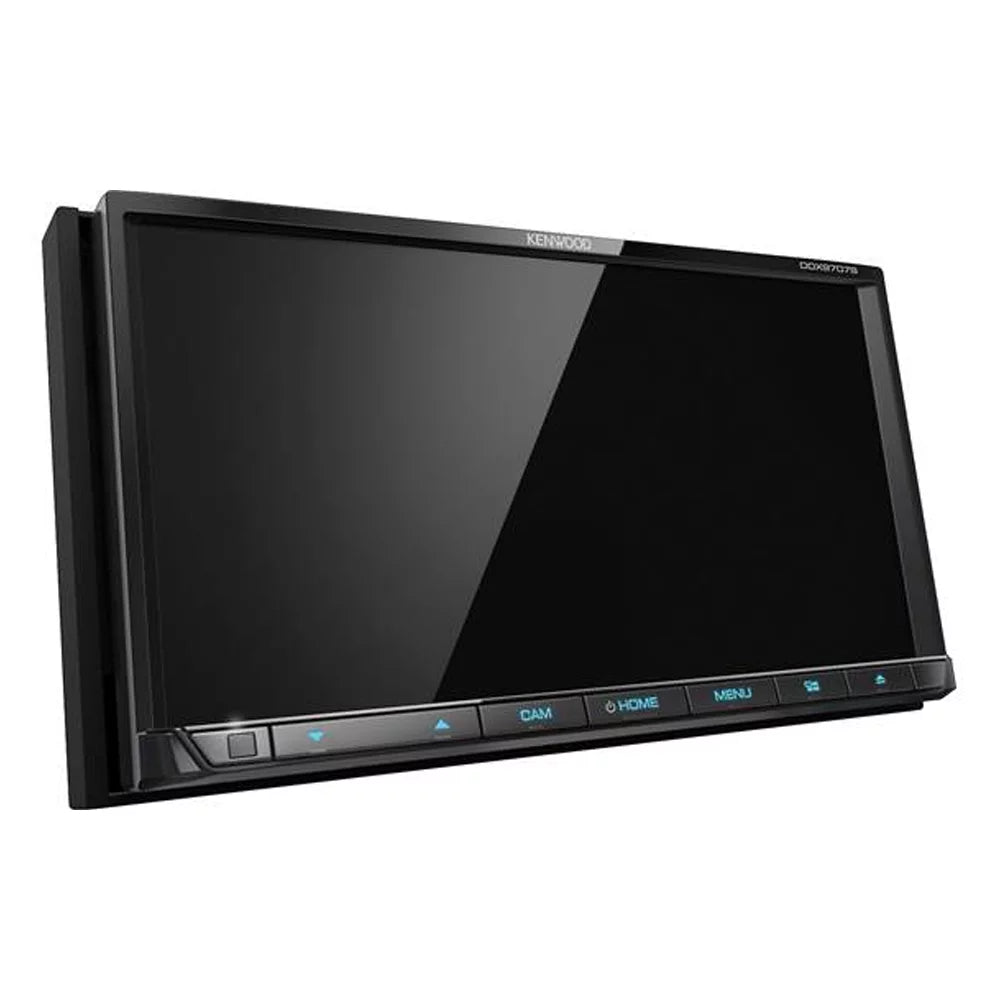New Kenwood DDX9707S 6.95 Inch DVD Receiver and CMOS-130 Universal Rear View Camera